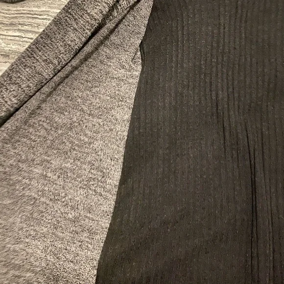 Gray Open-Front Women's Dress - Picture 4 of 4